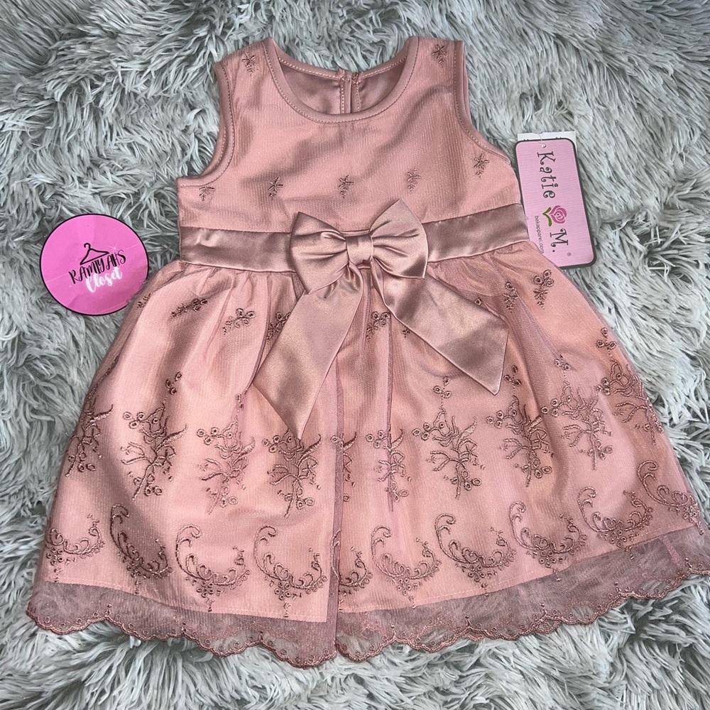 6M Katie M. Blush Dress